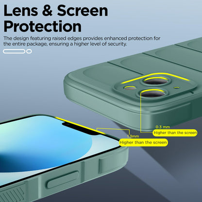 iPhone 13 Liquid Silicone mobile back cover in green by Pikkme – photo 3