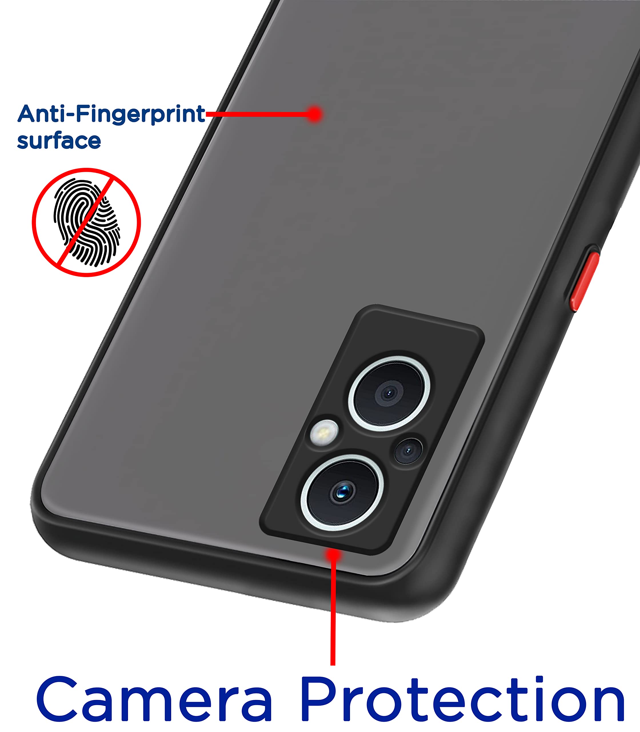 Black mobile back cover for Oppo F21 Pro 5G – Pikkme – photo 2