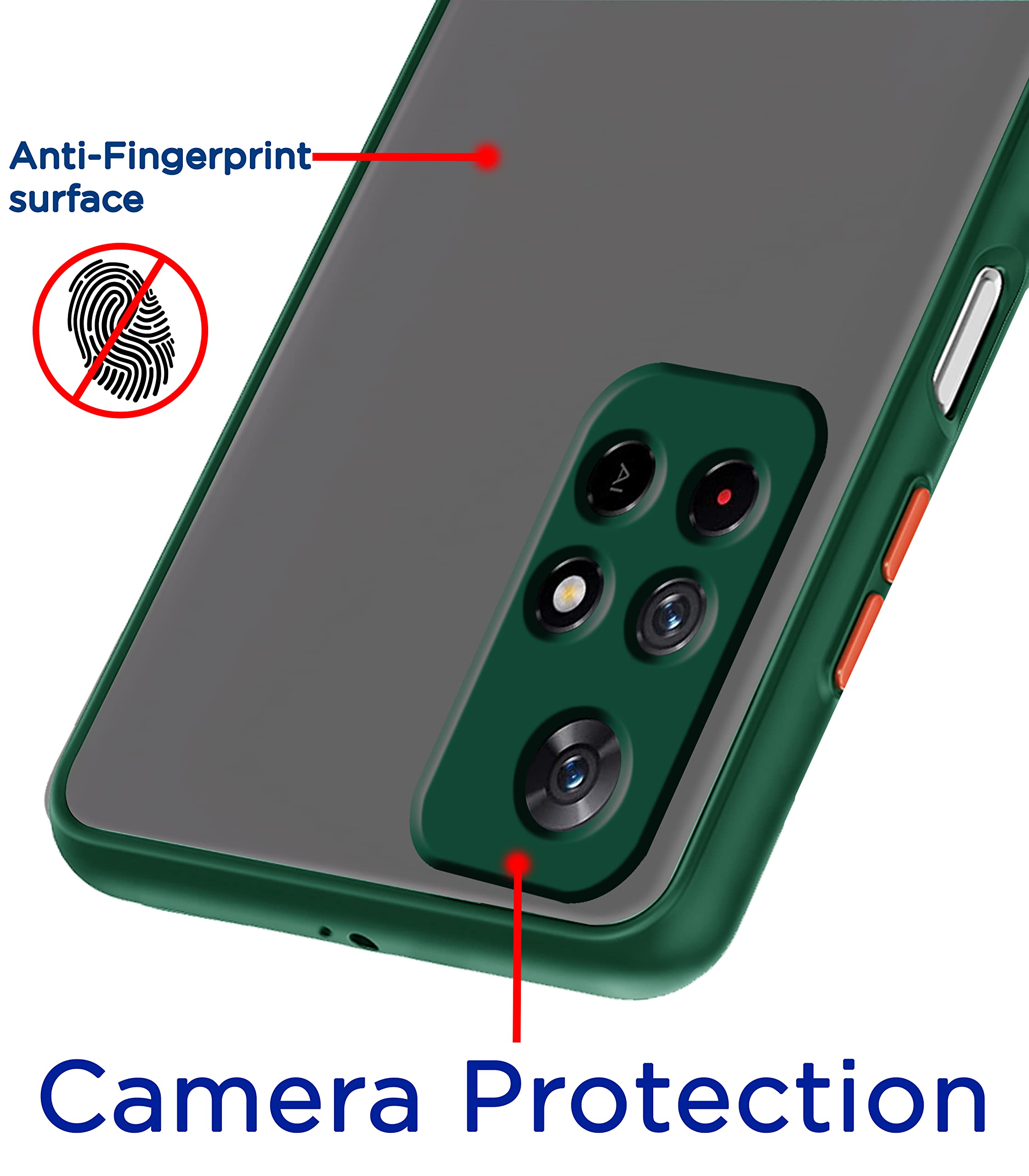Pikkme green back cover for Redmi Note 11T 5G – photo 2