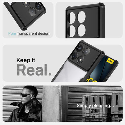 Pikkme black Clear phone cover for Poco F6 Pro 5G – photo 4