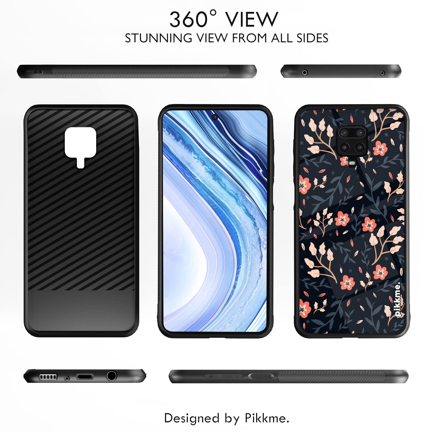 Pikkme Redmi Note 9 Pro/Note 9 Pro Max/Note 10 Lite Flower phone cover – photo 2
