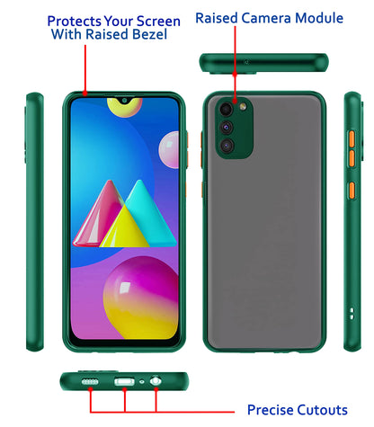Pikkme Samsung M02s Hybrid green mobile back cover – photo 3