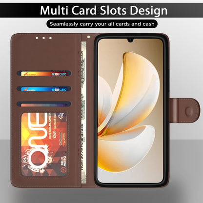 Tan wallet flip cover for Realme P4 Lite 4G – Pikkme – photo 5
