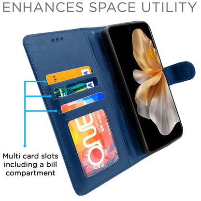 Pikkme Vivo V30 Pro 5G blue flip case – photo 5