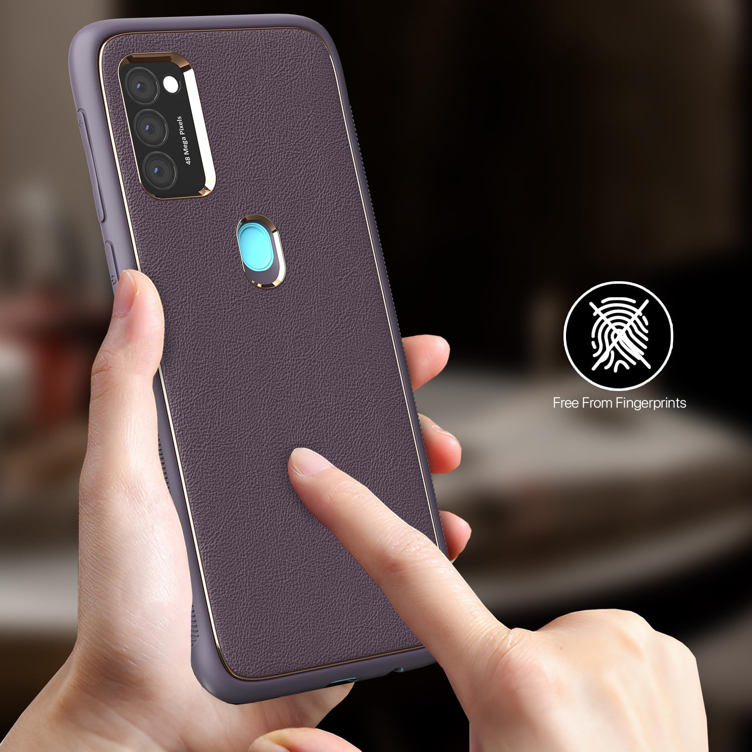Pikkme Samsung M30s/M21/M21 2021 Chrome purple phone cover – photo 7