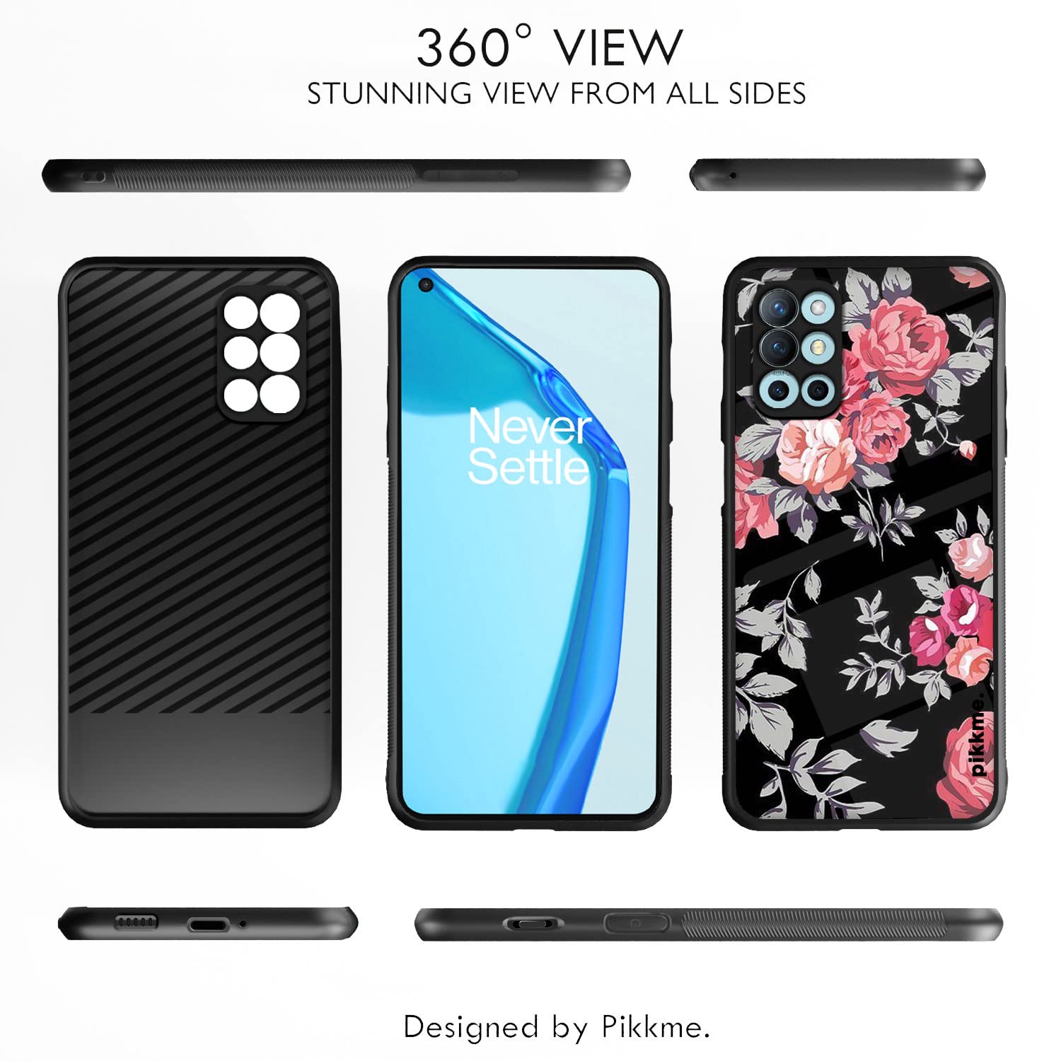 OnePlus 8T Flower phone cover by Pikkme – photo 2
