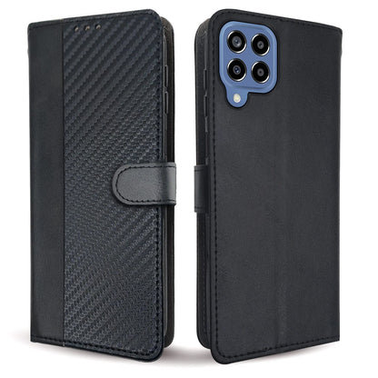 Pikkme black Wallet flip case for Samsung M33 5G