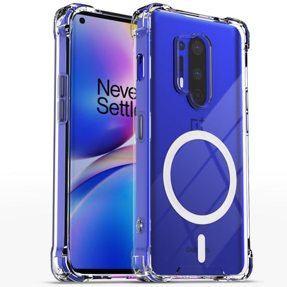 Transparent mag-safe mobile back cover for OnePlus 8 Pro – Pikkme