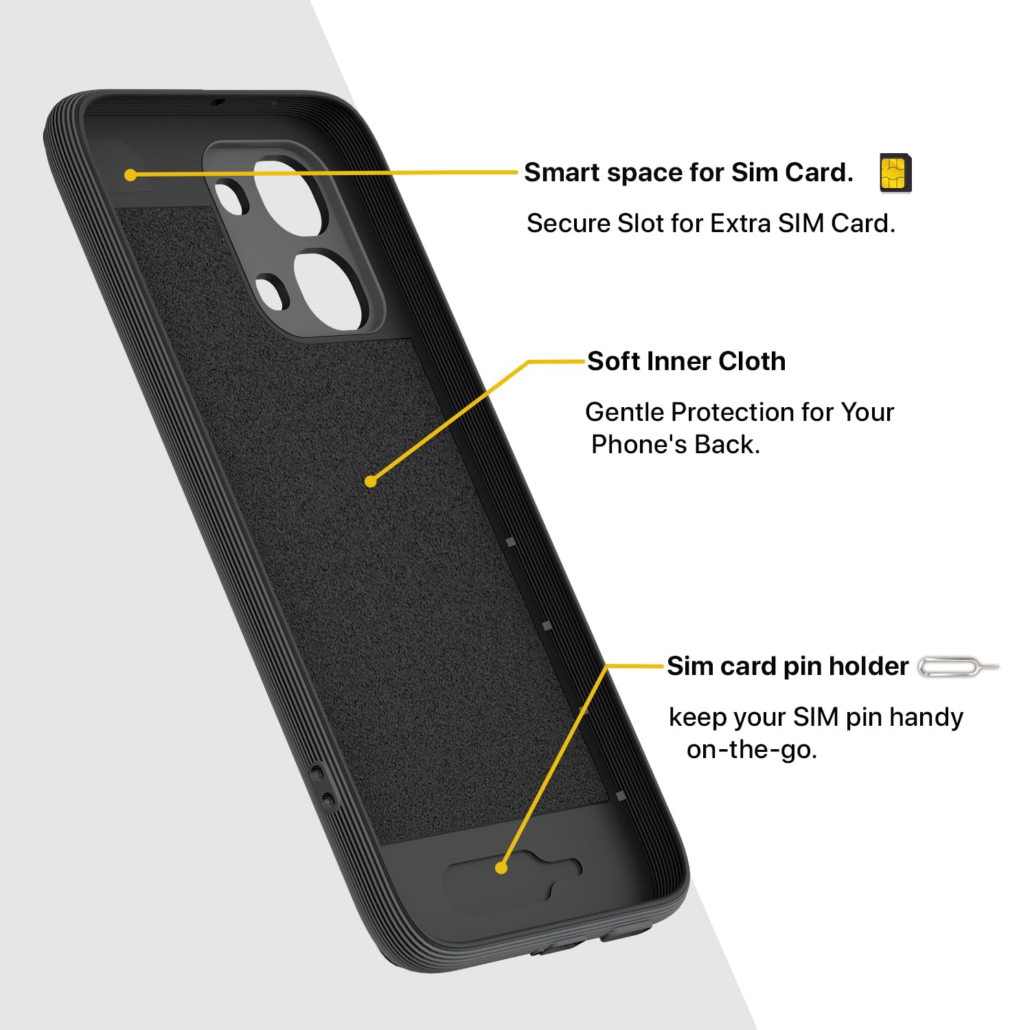 Oppo F31/F33 5G Silicone phone cover in grey by Pikkme – photo 6