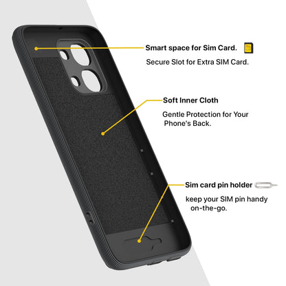 Oppo F31/F33 5G Silicone phone cover in grey by Pikkme – photo 6
