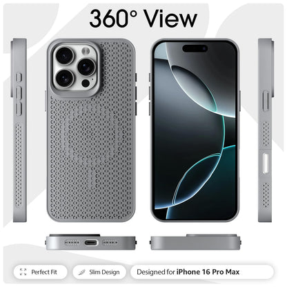 Grey MagSafe phone cover for iPhone 16 Pro Max – Pikkme – photo 3