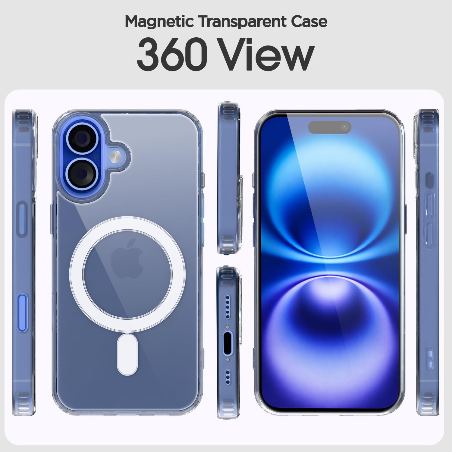 Pikkme transparent mobile back cover for iPhone 16 – photo 2