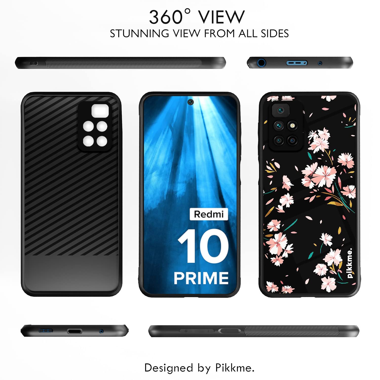 Pikkme Flower mobile back cover for Redmi 10 Prime – photo 2