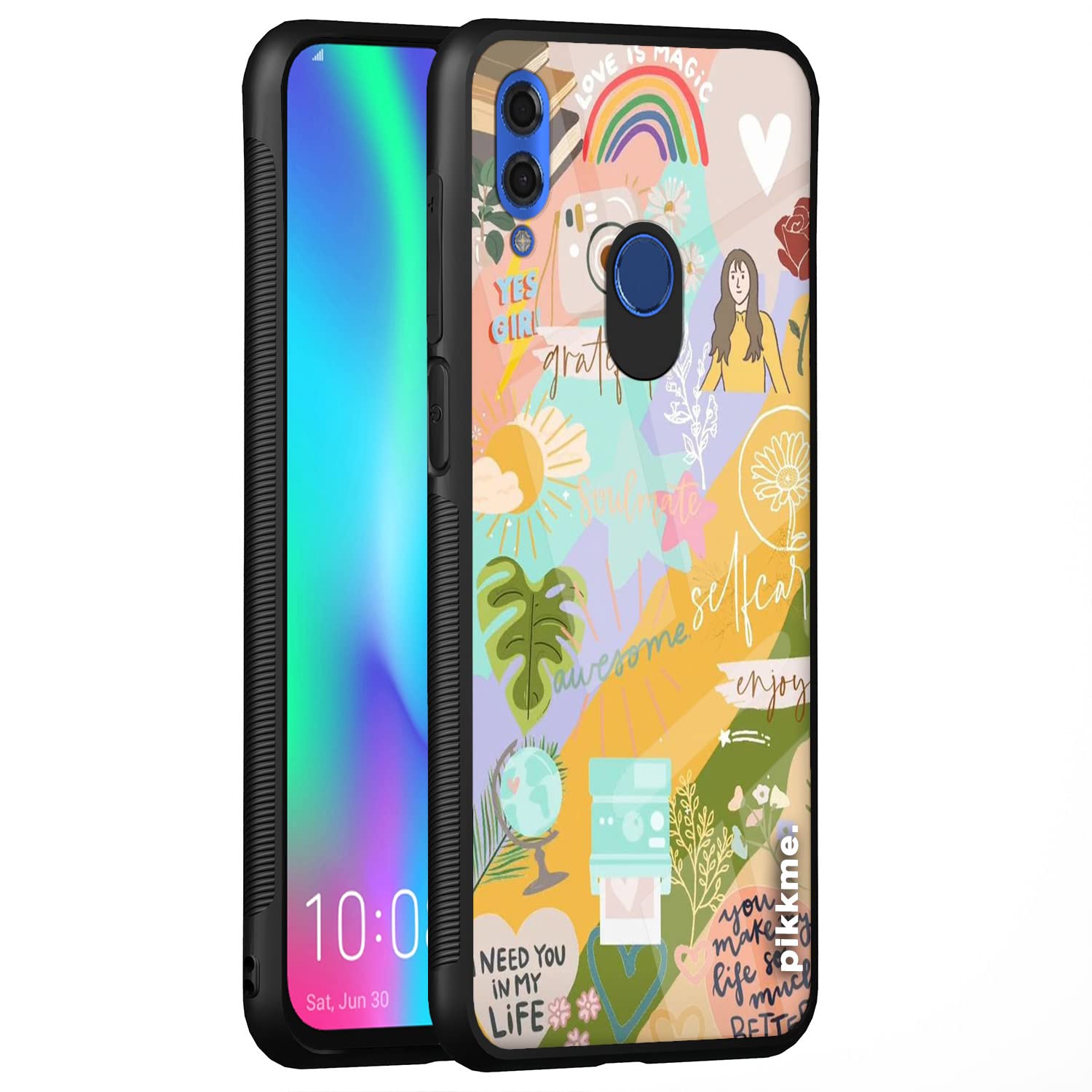 Pikkme Hybrid mobile back cover for Honor 10 Lite