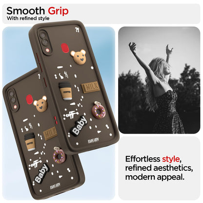Pikkme Samsung A20/A30/M10s Silicone brown phone cover – photo 2