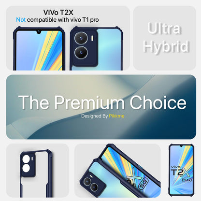 Pikkme Vivo Y16/T2x/Y56 Hybrid blue back cover – photo 2