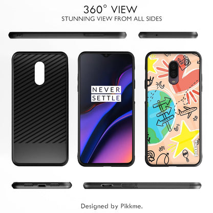 Hybrid Mobile back cover for OnePlus 6T – Pikkme – photo 2