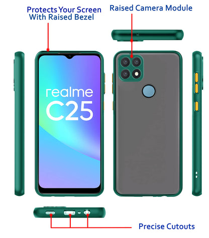 Pikkme Realme Narzo 30A/20/C25s/C25/C12 green back cover – photo 3