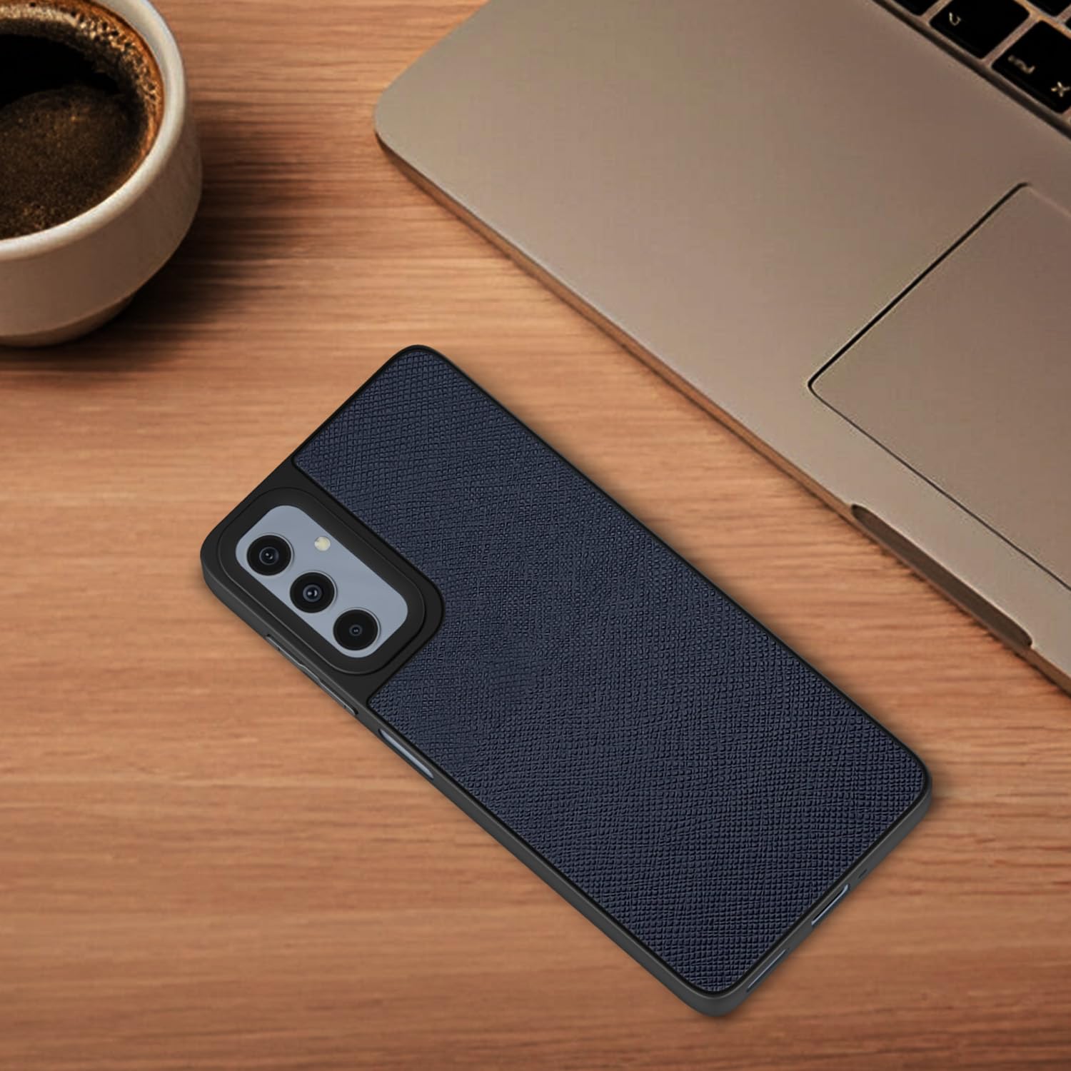 Blue Leatherback back cover for Samsung M35 5G – Pikkme – photo 4