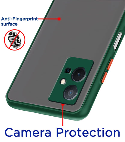 Vivo T1/Y75/iQOO Z6 5G mobile back cover in green by Pikkme – photo 4