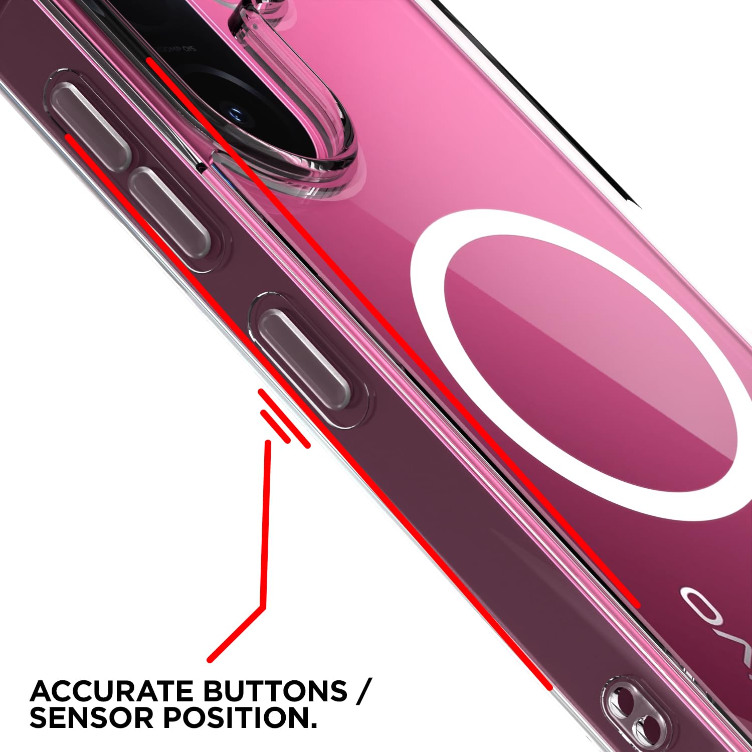 Pikkme transparent mag-safe mobile cover for Vivo V60e/V60 5G – photo 6