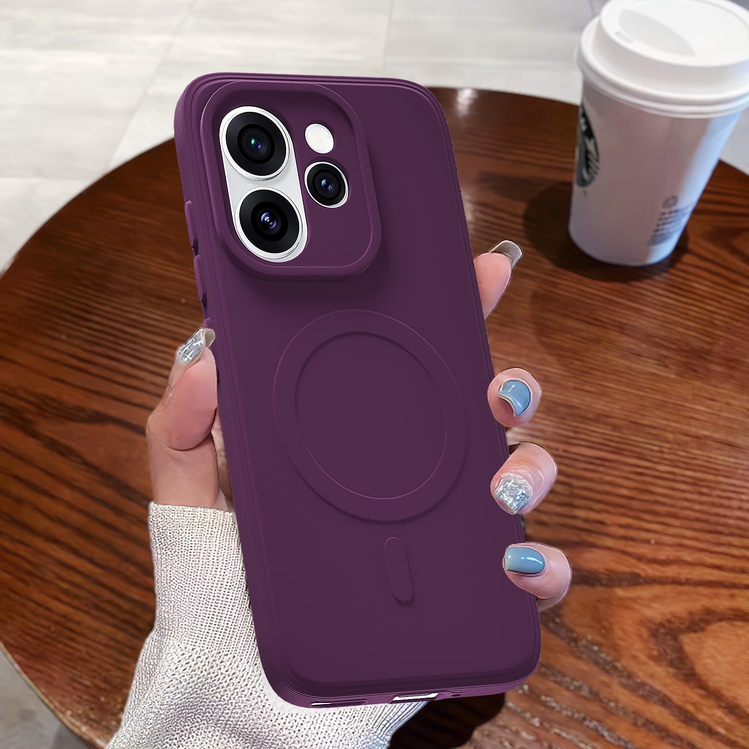 Pikkme purple mobile cover for Oppo Reno 15 Pro Mini 5G – photo 7