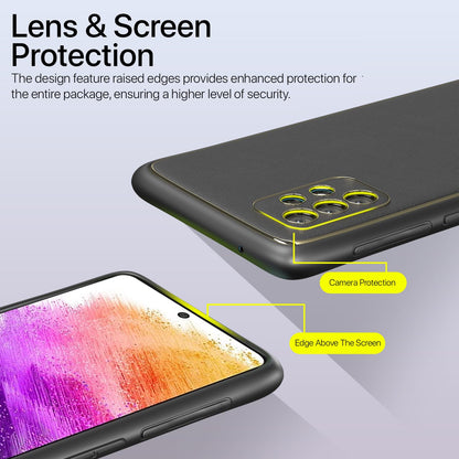 Samsung A73 5G mobile back cover in black by Pikkme – photo 4