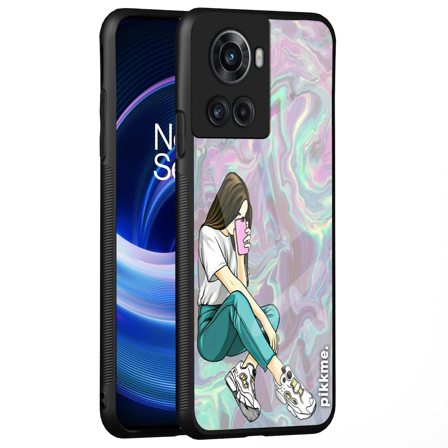 OnePlus 10R Hybrid mobile back cover by Pikkme
