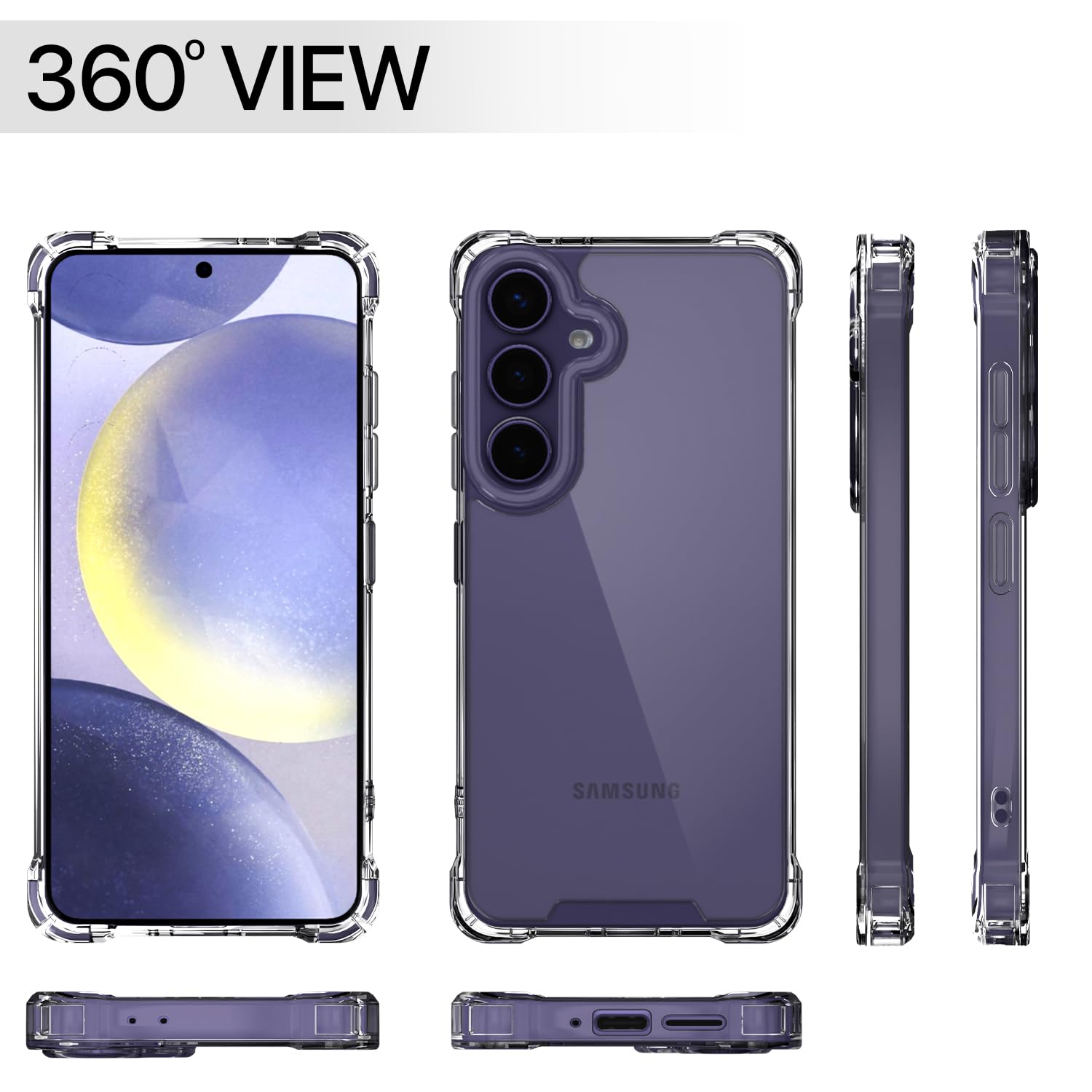 Pikkme Samsung S24/S25 5G PC-TPU transparent mobile back cover – photo 7