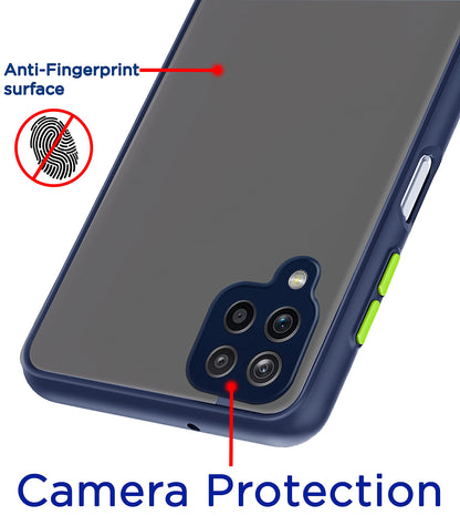 Samsung F62 Hybrid mobile back cover in blue by Pikkme – photo 2