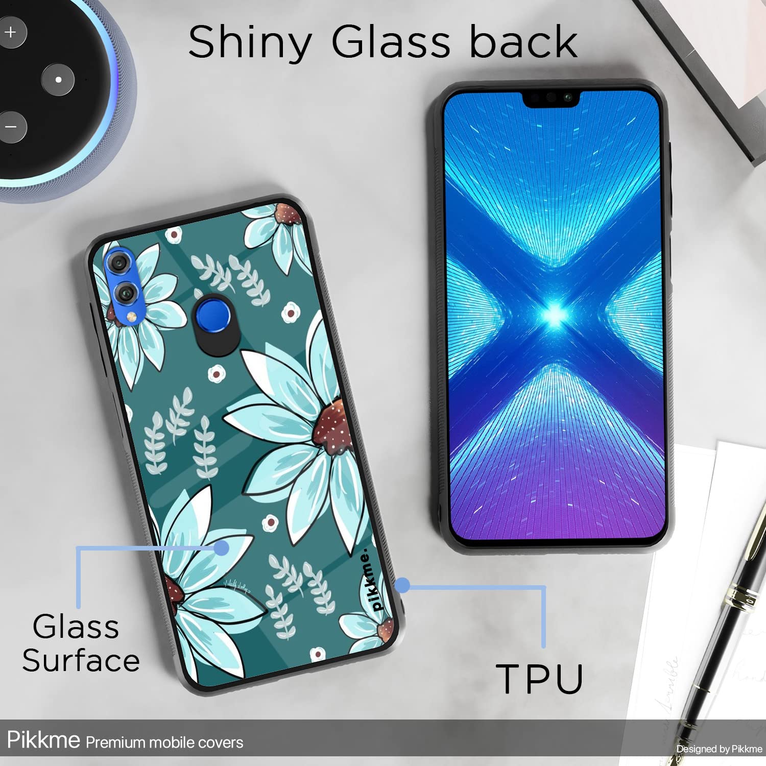 Honor 8X Flower mobile back cover by Pikkme – photo 3