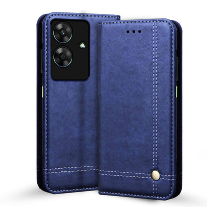 Pikkme Realme C61 / Realme Narzo N61 Premium Leather Magnet Flip Cover  (Blue)