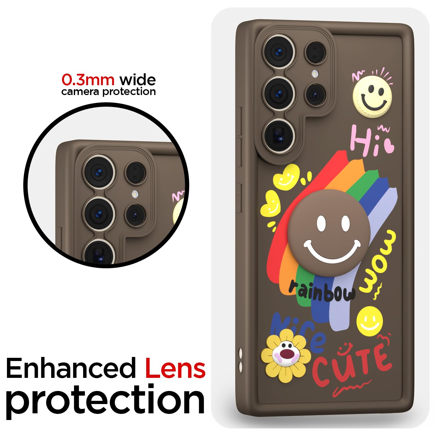 Pikkme brown mobile back cover for Samsung S23 Ultra 5G – photo 5