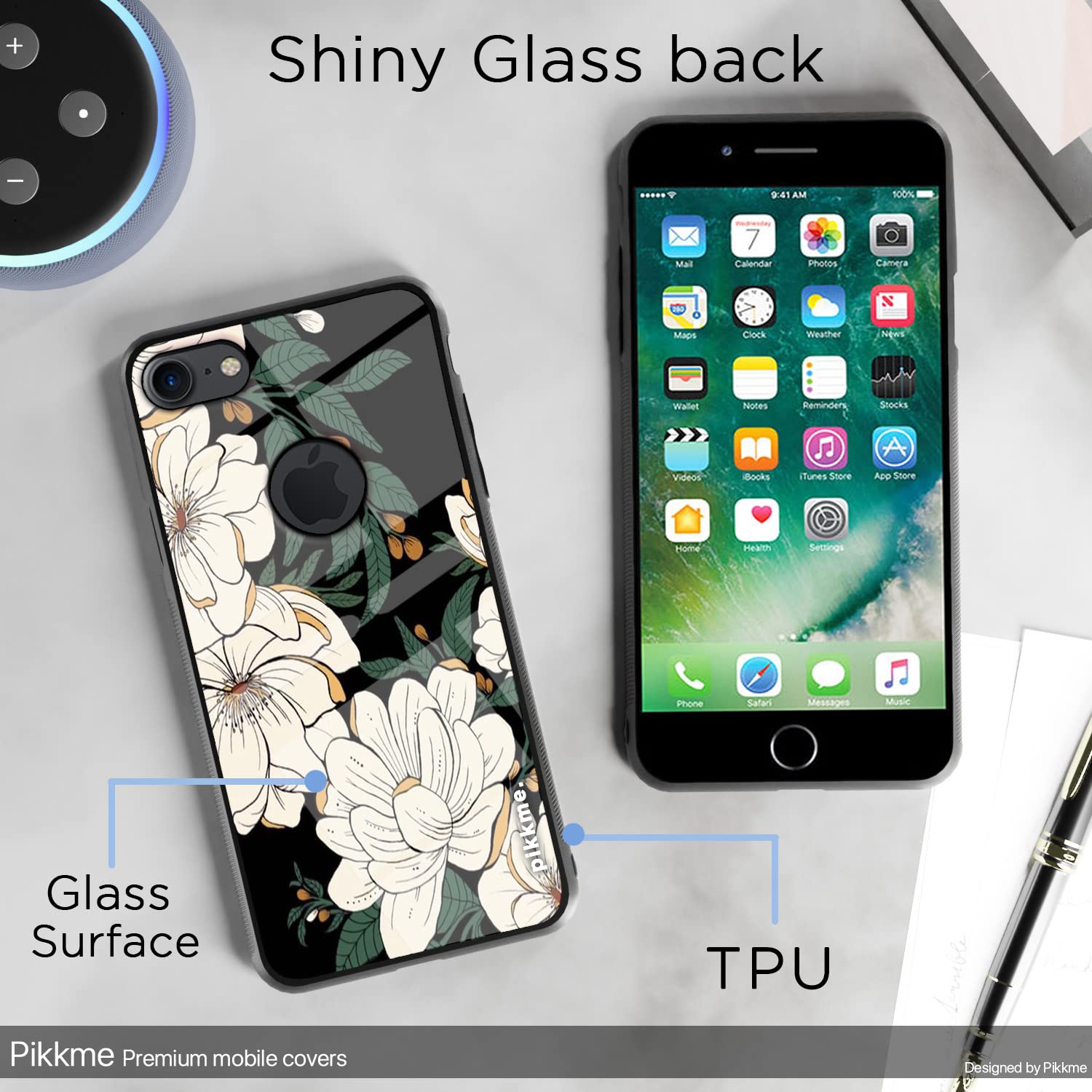 Pikkme Flower mobile back cover for iPhone 7/8 – photo 3