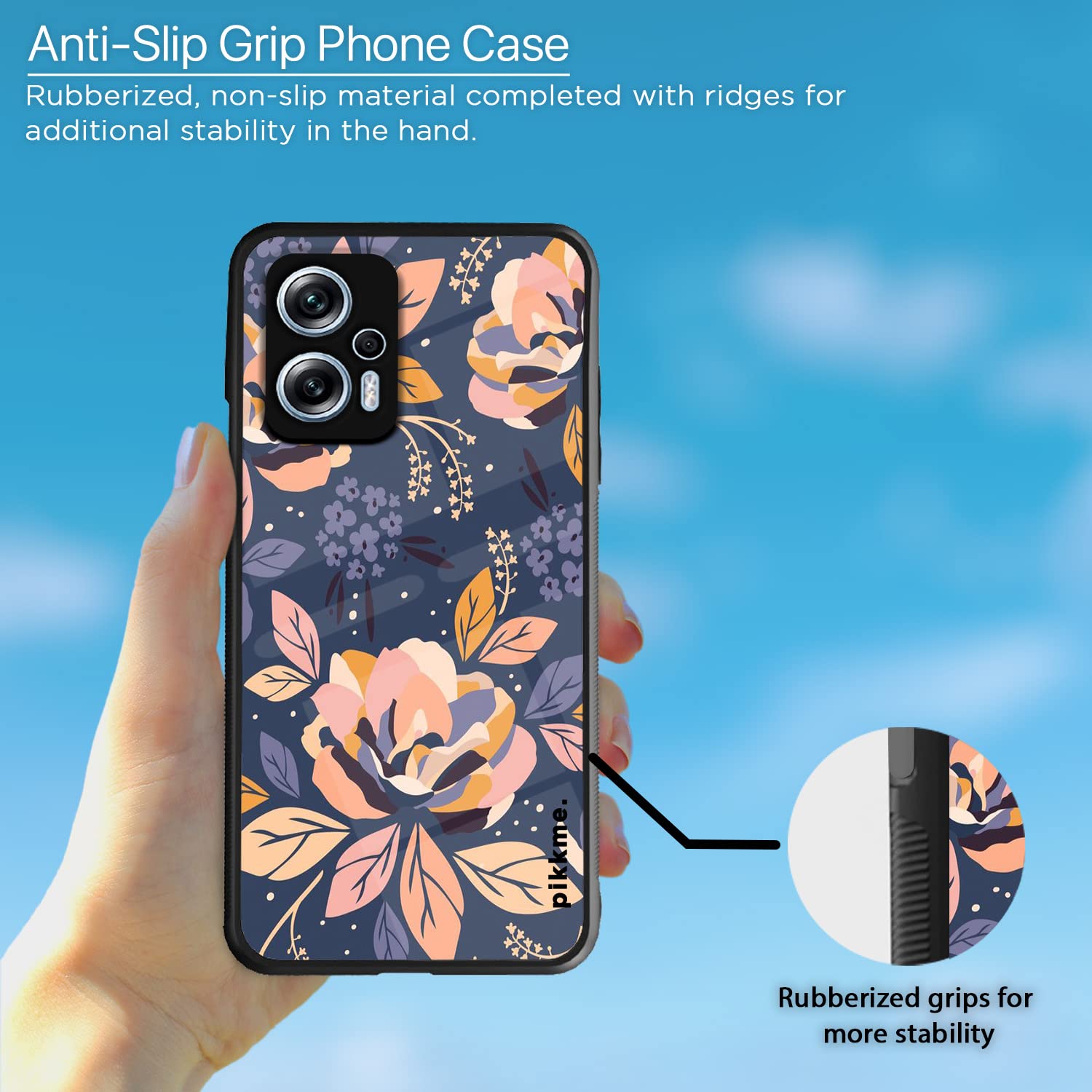 Pikkme Redmi K50i 5G Flower phone cover – photo 5