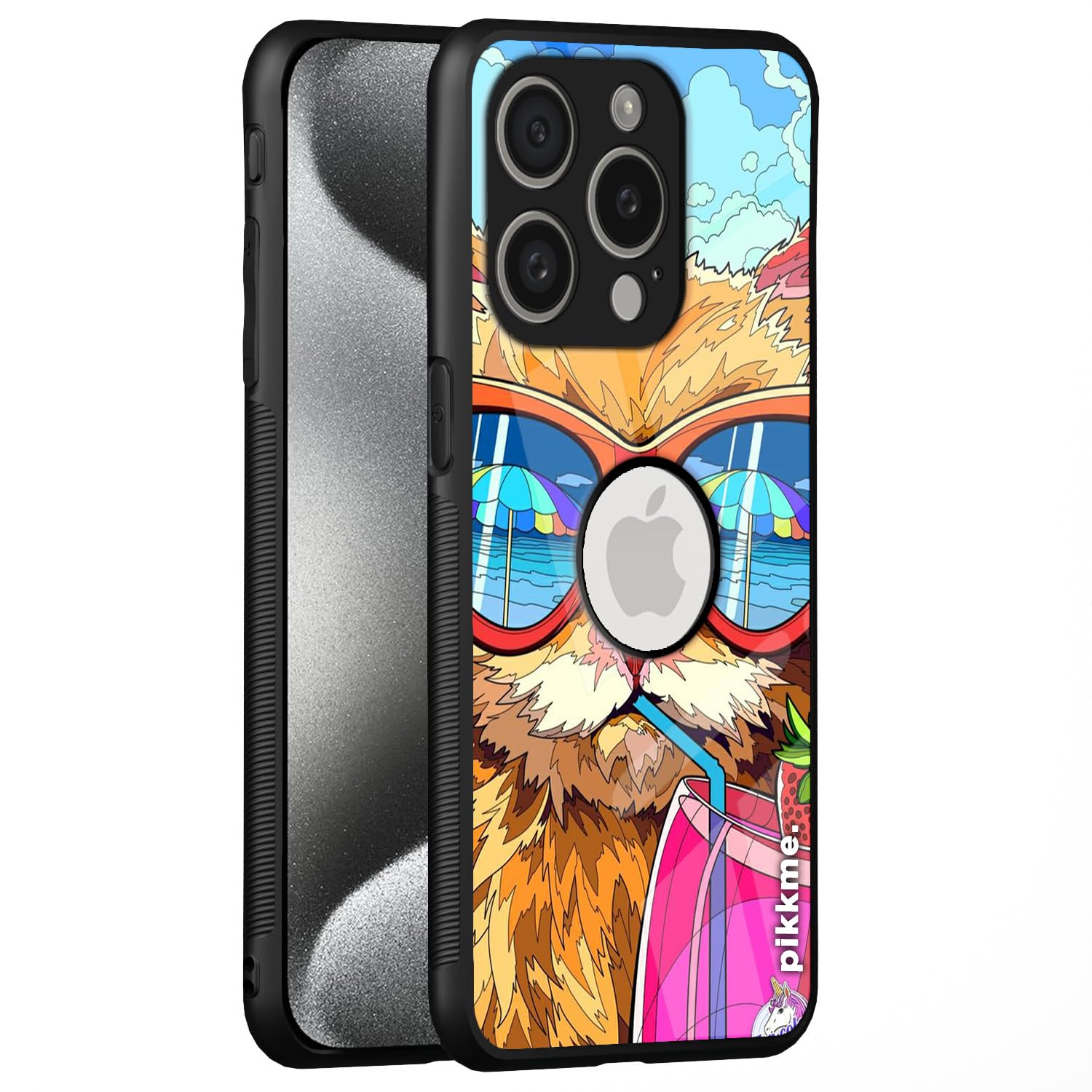 Pikkme iPhone 15 Pro Cat mobile back cover
