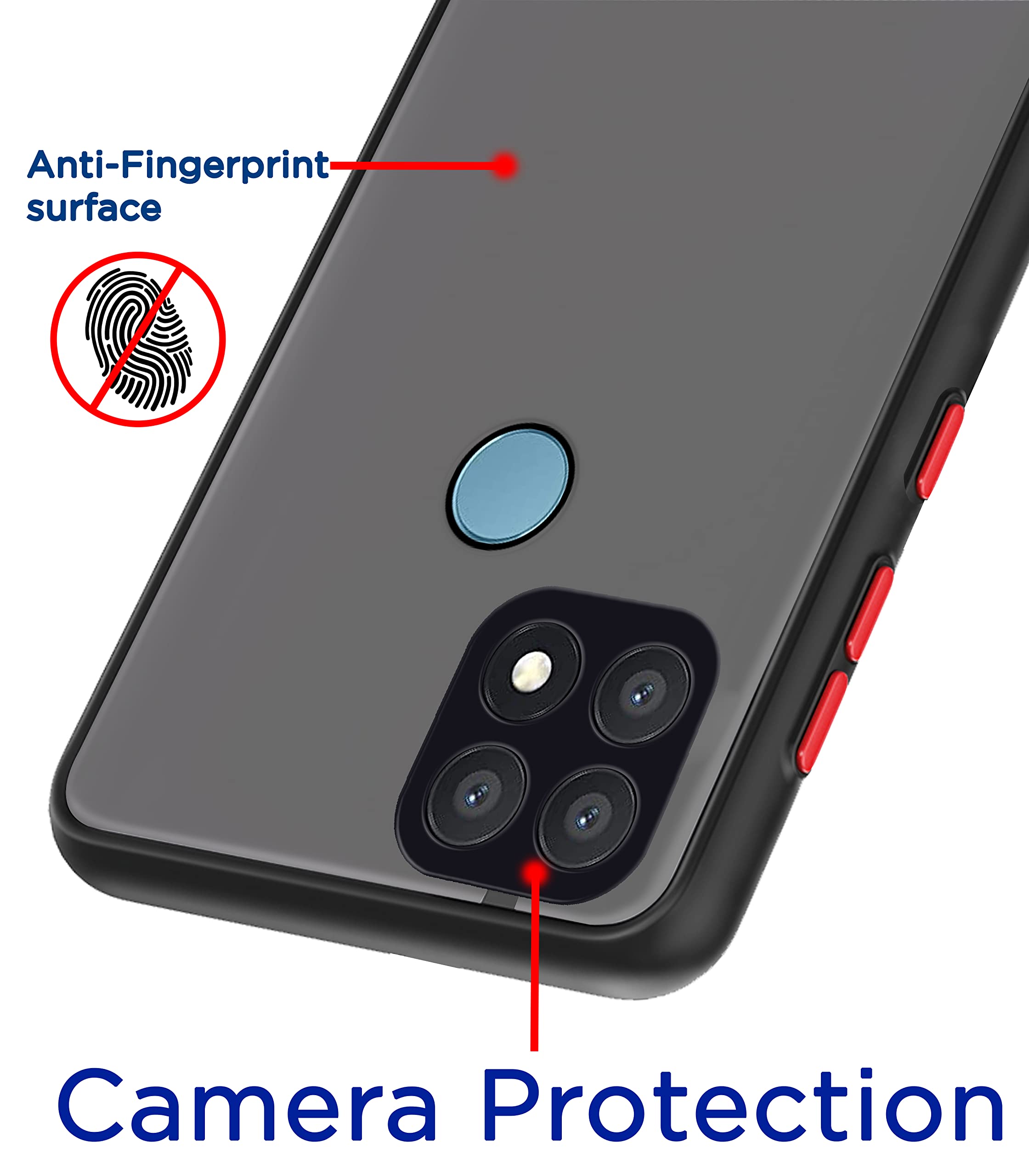 Pikkme black phone cover for Realme Narzo 30A/20/C25s/C25/C12 – photo 2