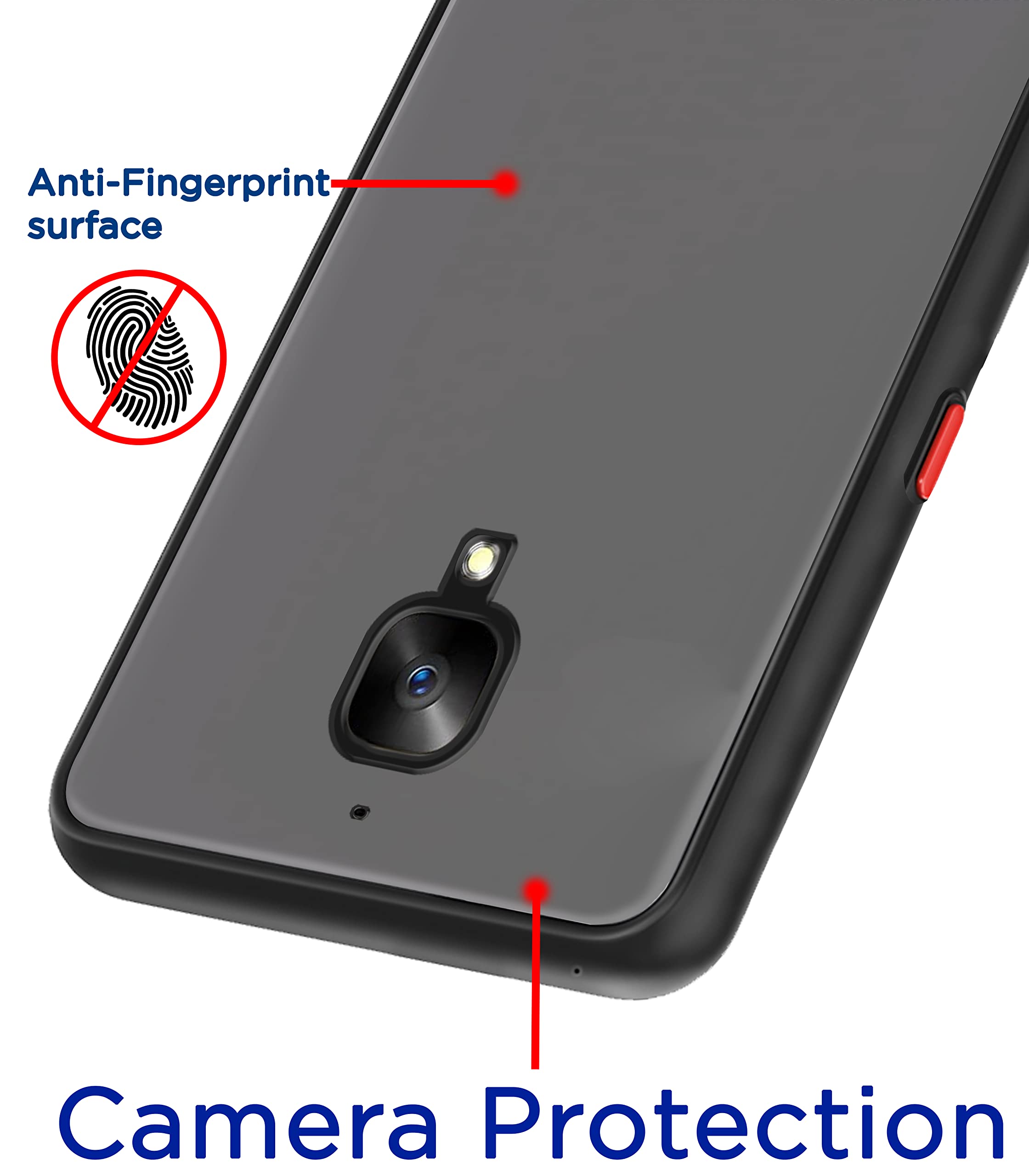 OnePlus 3/3T Matte mobile cover in black by Pikkme – photo 2