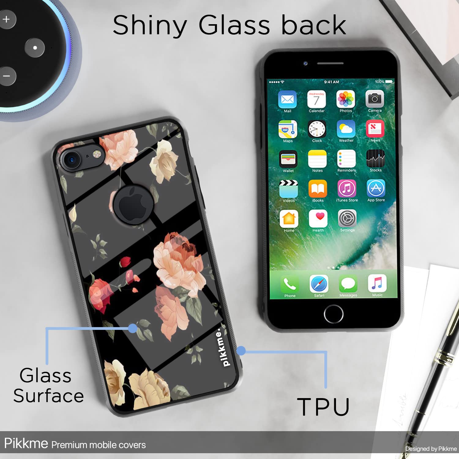 iPhone 7/8 Flower mobile back cover by Pikkme – photo 3