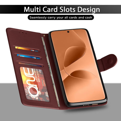 Brown Wallet mobile flip cover for Infinix Note Edge 5G – Pikkme – photo 5