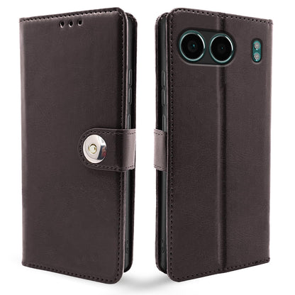 Pikkme coffee Button wallet flip cover for OnePlus Nord 4 5G