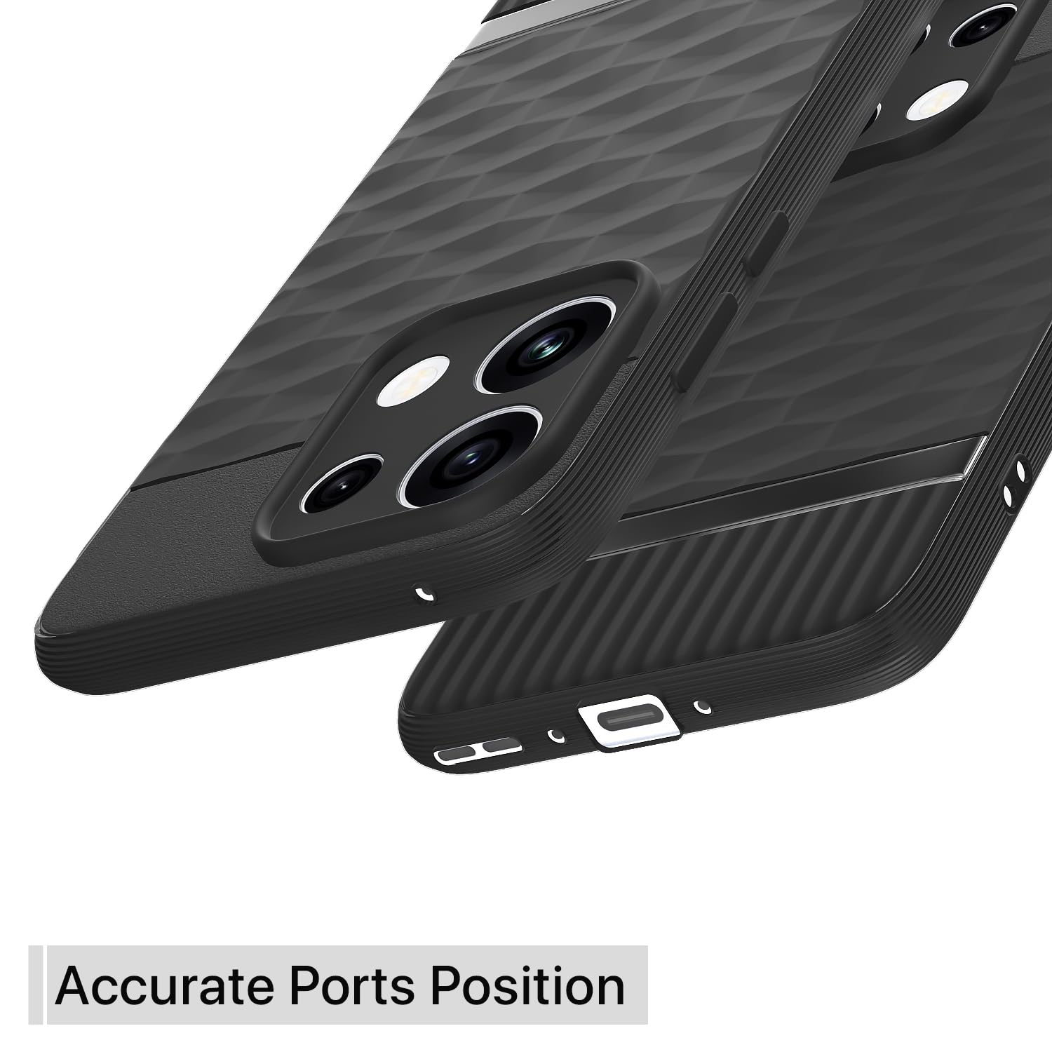 Pikkme black Silicone phone cover for Oppo Reno 16c 5G – photo 4