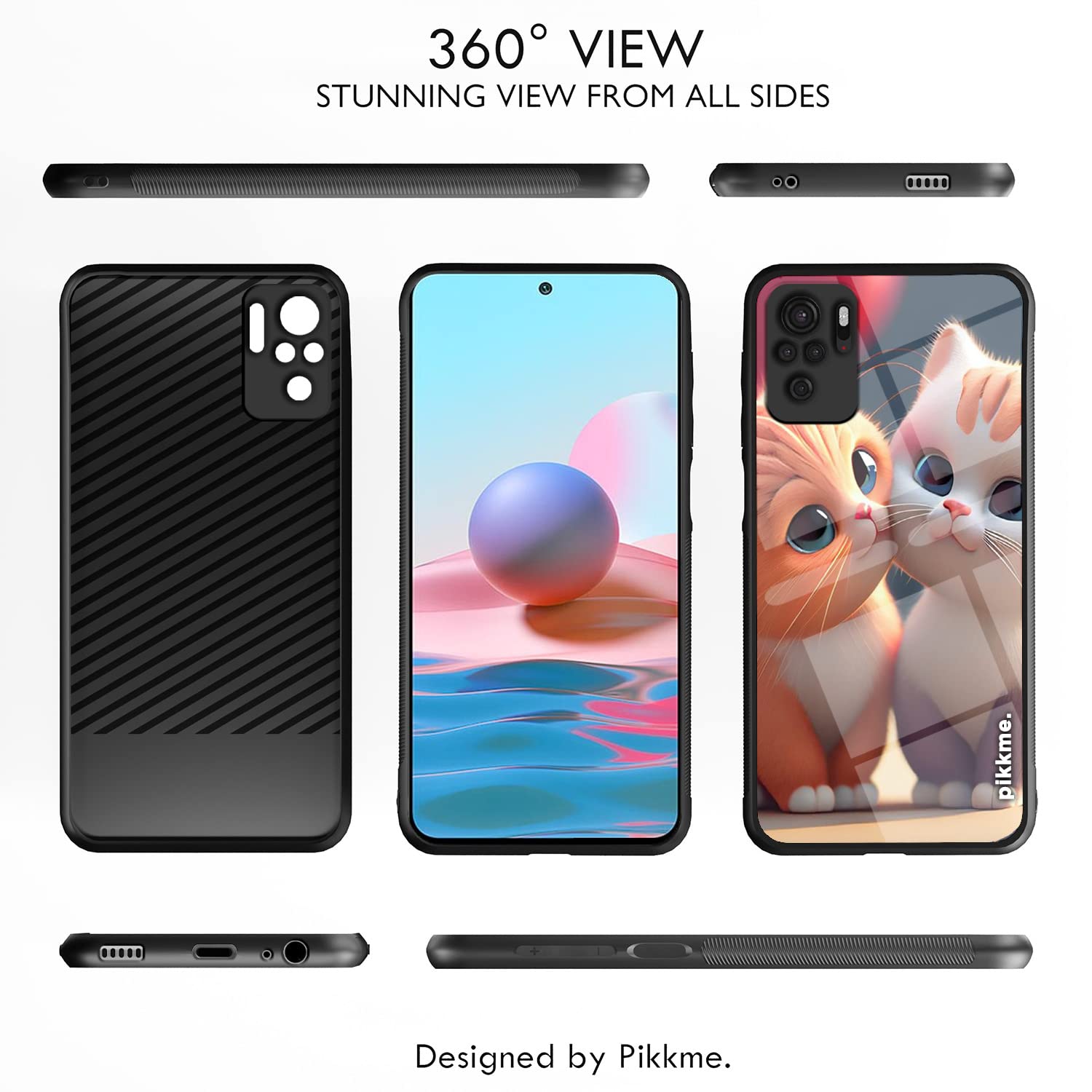 Redmi Note 10/Note 10s Hybrid back cover by Pikkme – photo 2