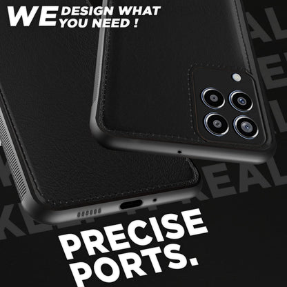 Pikkme black Leather mobile cover for Samsung M53 5G – photo 3