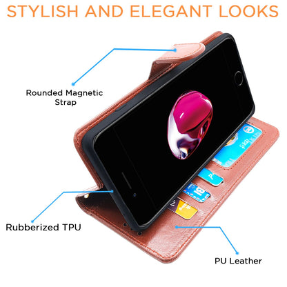 Pikkme iPhone SE 2020 Wallet brown mobile flip cover – photo 5