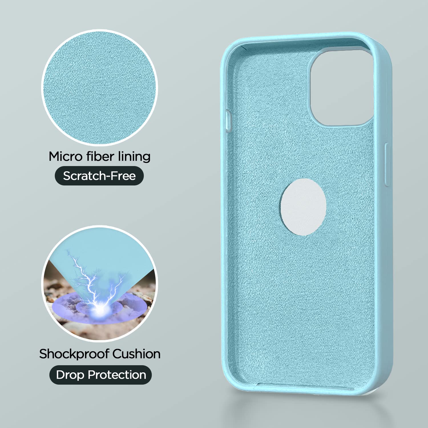 Pikkme iPhone 13 Pro sea blue mobile back cover – photo 4