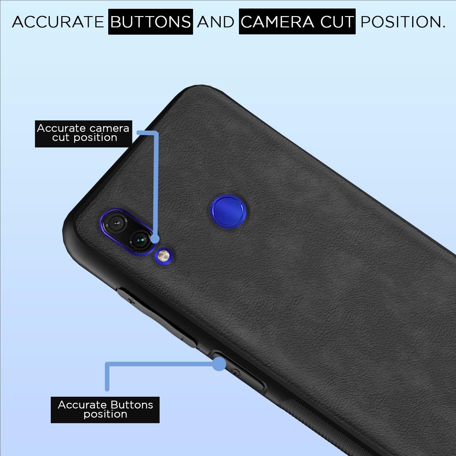 Grey Leather back cover for Redmi Note 7 Pro/Note 7/Note 7S – Pikkme – photo 6