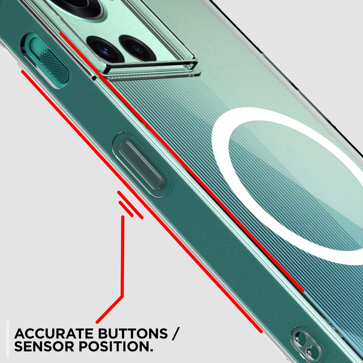 Transparent mag-safe mobile cover for OnePlus 10R 5G – Pikkme – photo 6