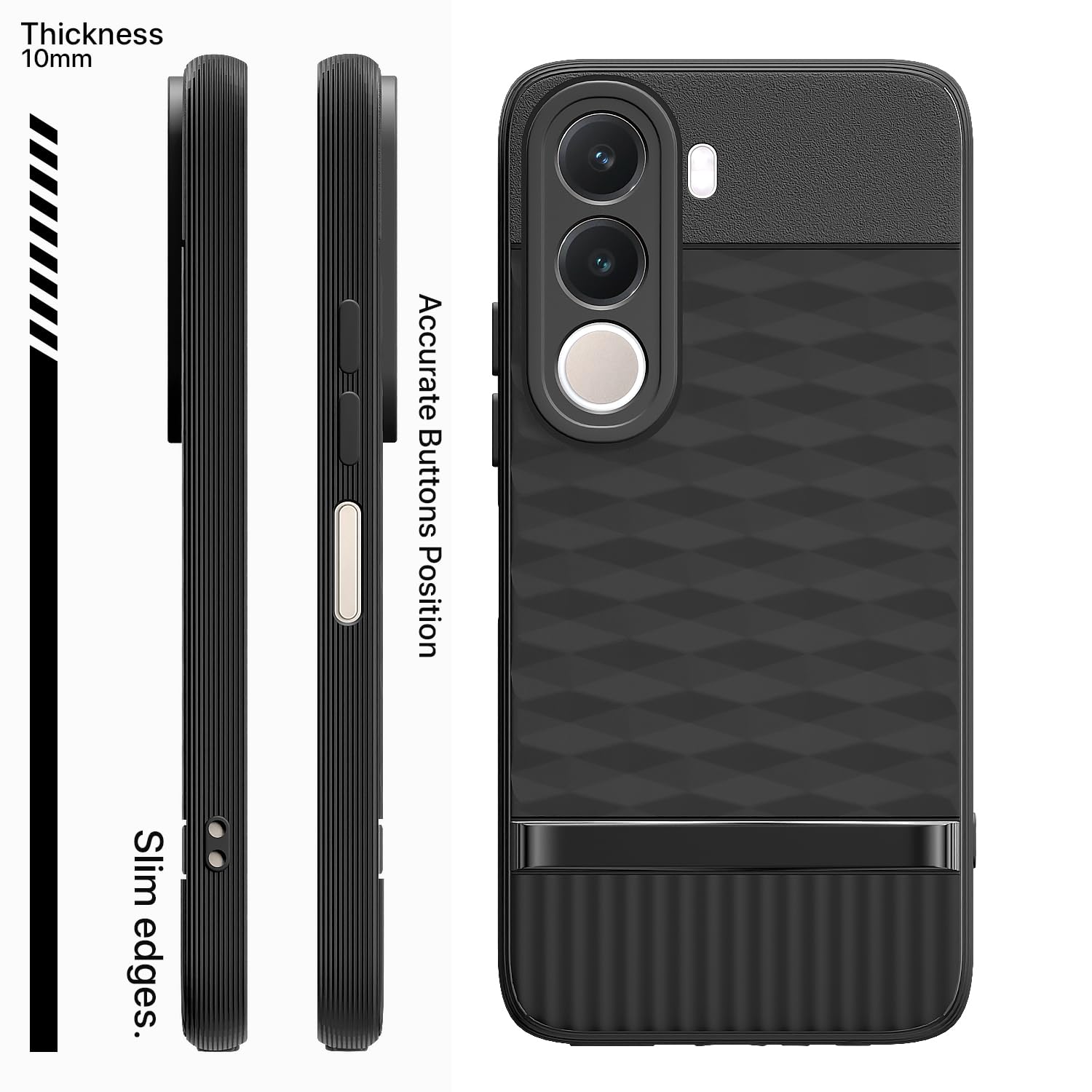 Pikkme black mobile back cover for Realme C100x – photo 3