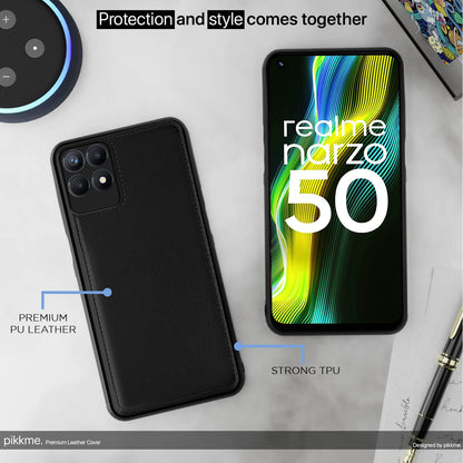 Black mobile back cover for Realme Narzo 50/8i 4G – Pikkme – photo 5